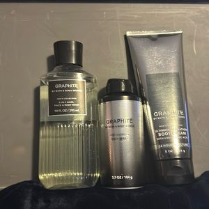 Men Graphite Body Care Set